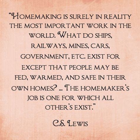 cs lewis homemaker quote